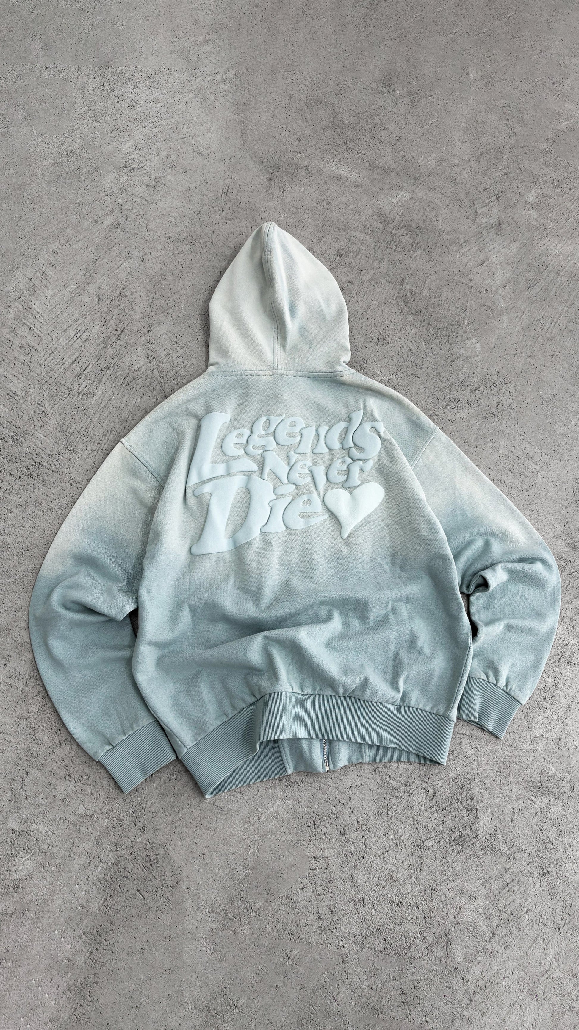 Legende Paris LND GRADIENT HOOD - ICY BLUE - Kick Game