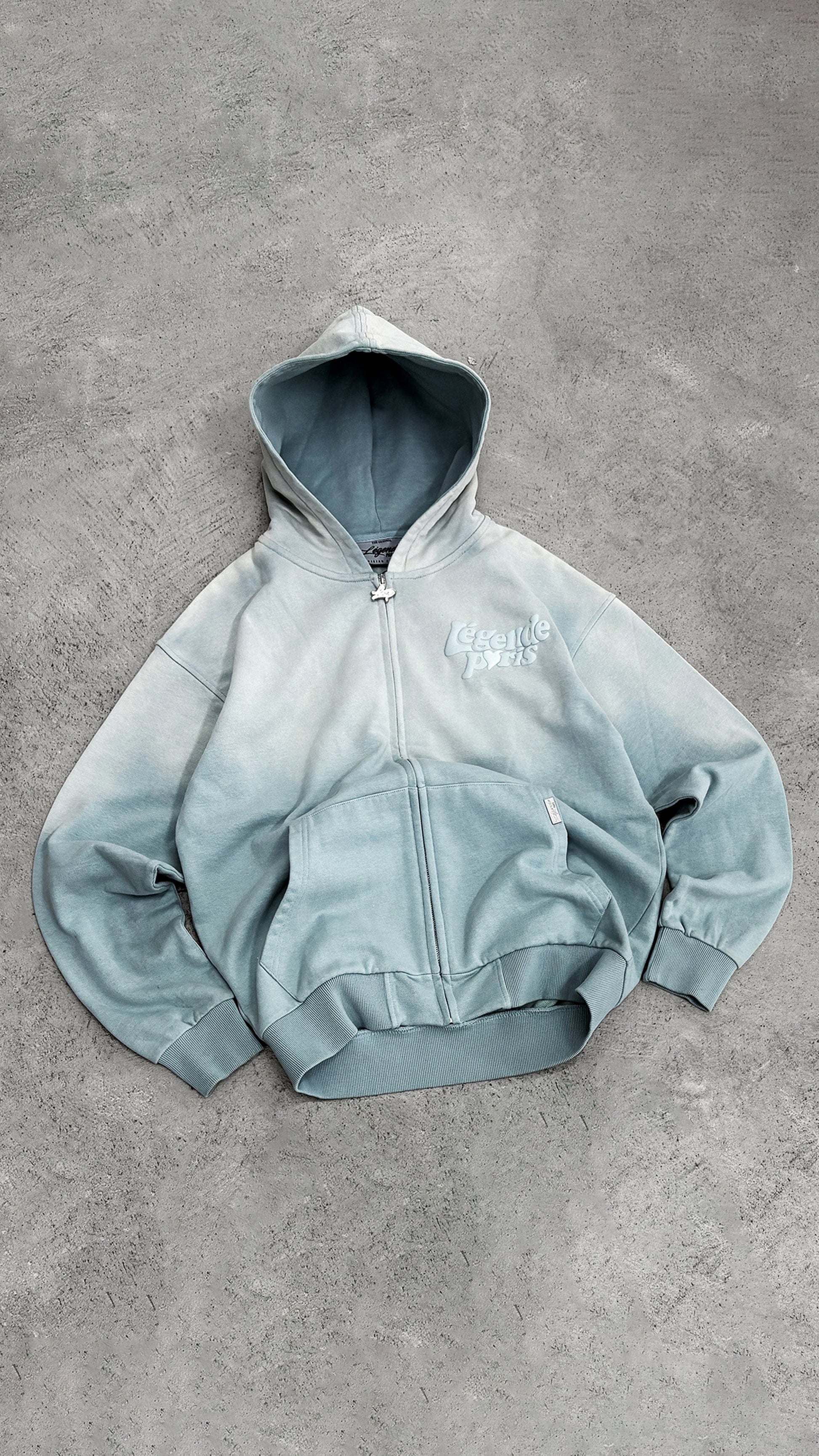 Legende Paris LND GRADIENT HOOD - ICY BLUE - Kick Game
