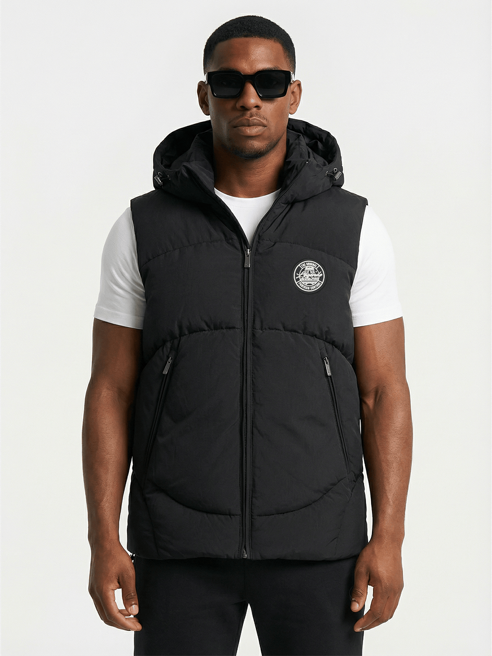 PUFFER BODYWARMER - BLACK - Kick Game