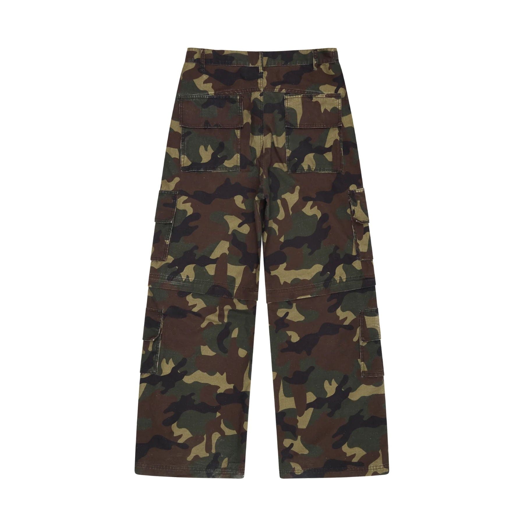 Broken Planet 2-In-1 Camo Cargo Pants/Shorts 'Camo Green' - Kick Game