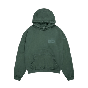 Broken Planet Basics Hoodie 'Washed Emerald Green'