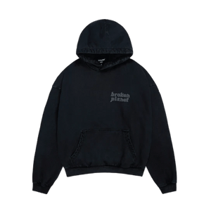 Broken Planet Basics Hoodie 'Washed Midnight Black'
