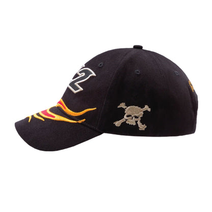 Broken Planet Flame Racer Cap 'Black' - Kick Game