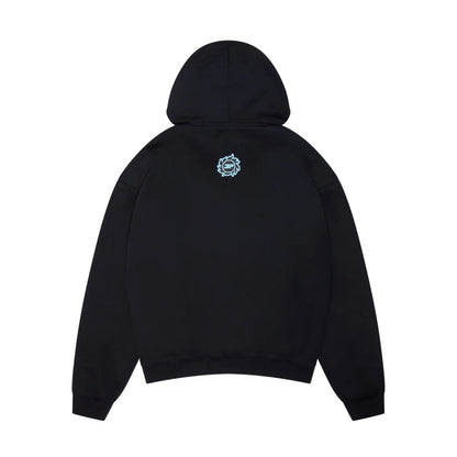 Broken Planet Hoodie 'Sky Walking' - Midnight Black - Kick Game