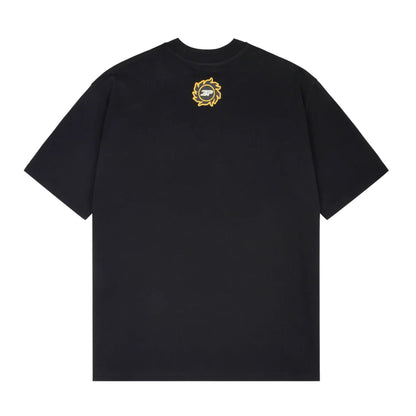 Broken Planet T-Shirt 'Powered By The Sun' - Midnight Black - Kick Game