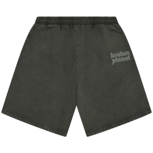 Broken Planet Basics Shorts - Washed Soot Black