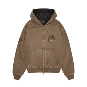 Broken Planet Denim Workwear Jacket - Washed Brown