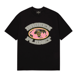 Broken Planet T-Shirt 'Grid' - Midnight Black