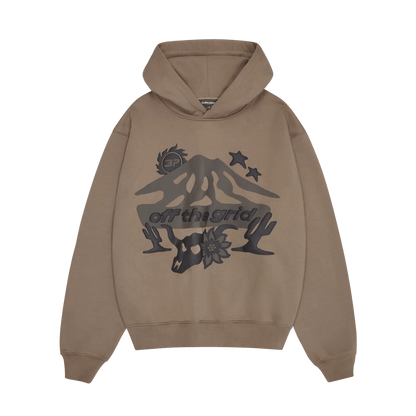 Broken Planet Market Hoodie 'Off The Grid' - Cinder Brown - Kick Game