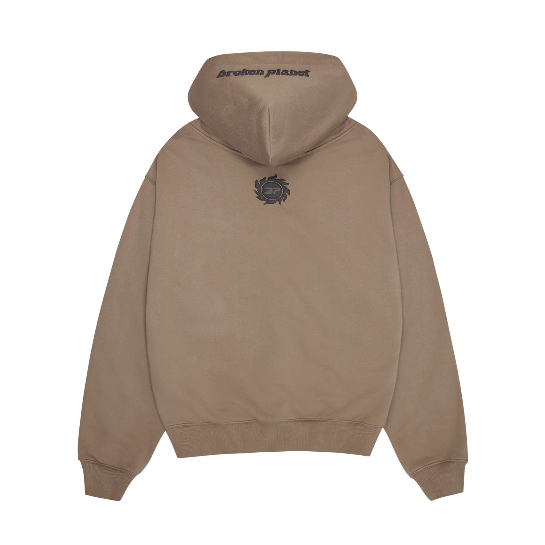 Broken Planet Market Hoodie 'Off The Grid' - Cinder Brown - Kick Game