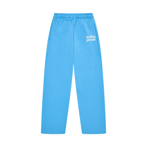 Broken Planet Basics Straight Leg Sweatpants - Light Blue