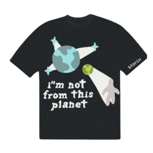 Broken Planet T-Shirt 'I'm Not From This Planet' - Black