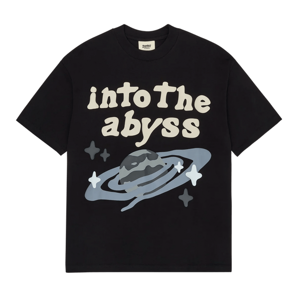 Broken Planet Market T-Shirt 'Into the Abyss' - Soot Black - Kick Game