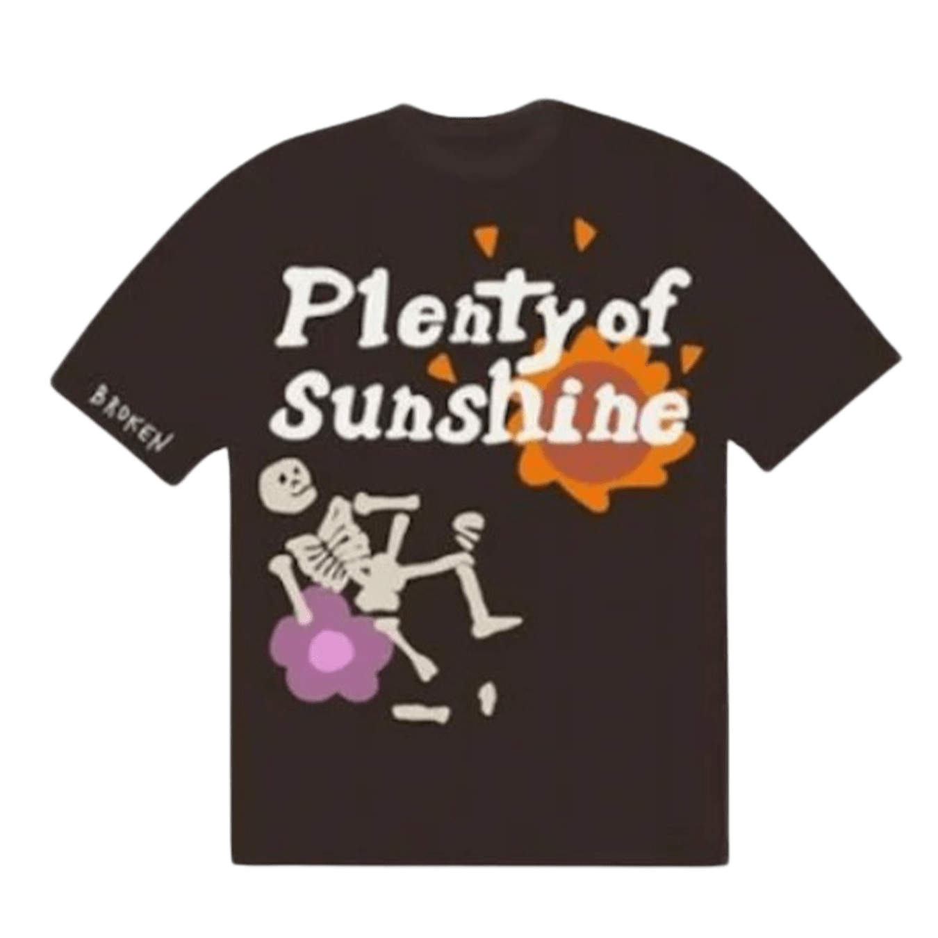 Broken Planet Market T-Shirt 'Plenty Of Sunshine' - Brown - Kick Game