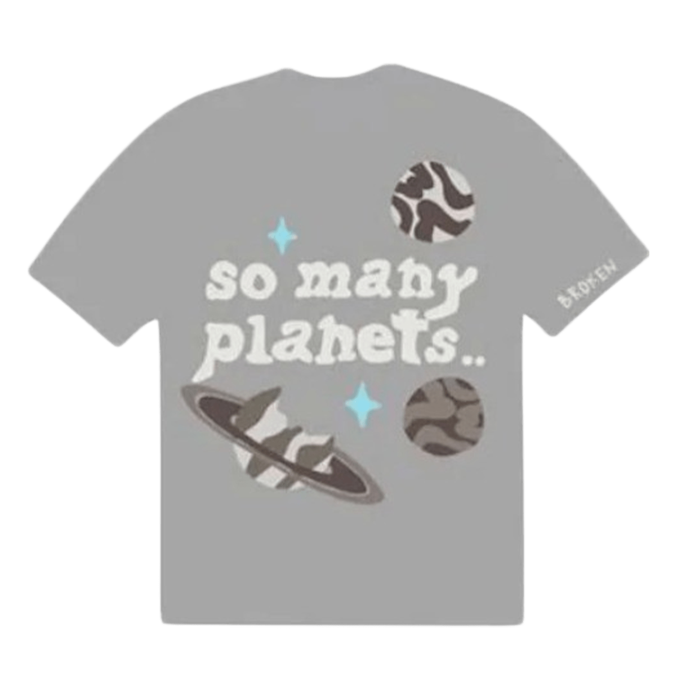 Broken Planet Market So Many Planets T-shirt 'Grey' - Kick Game