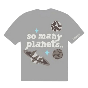 Broken Planet So Many Planets T-shirt 'Grey'