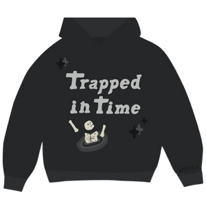 Broken Planet Market Trapped in Time Hoodie 'Soot Black'