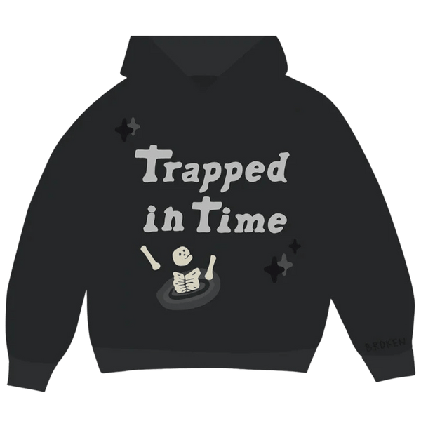 Broken Planet Trapped in Time Hoodie 'Soot Black' – Kick Game
