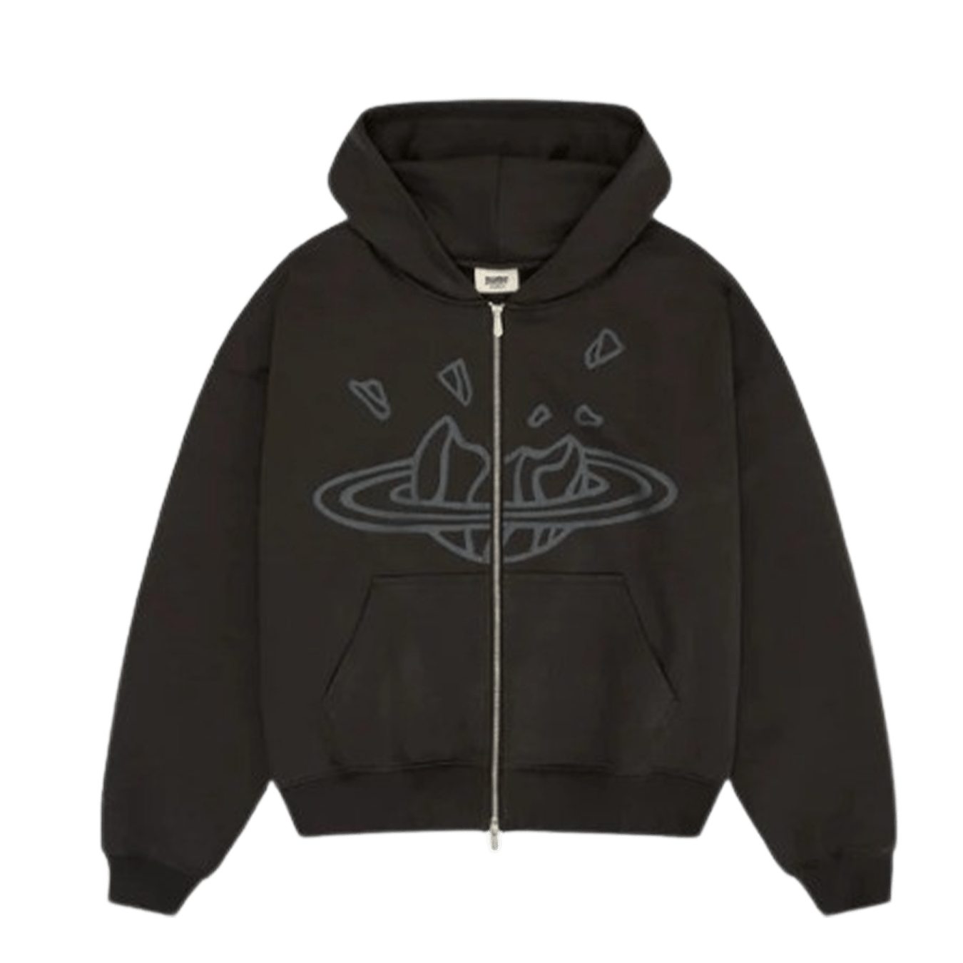 Broken Planet Market Zip Up Hoodie 'Black' - Kick Game