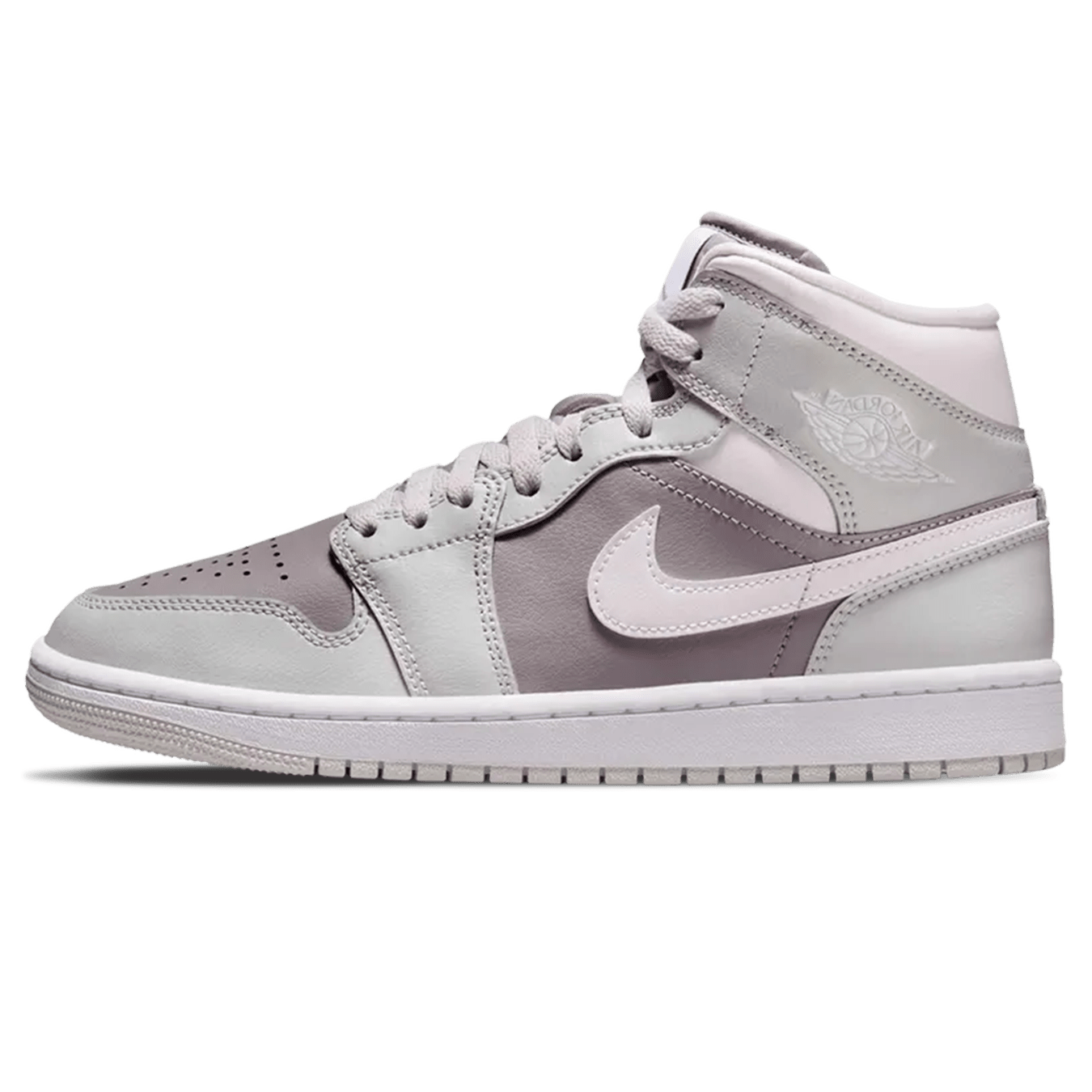 Air Jordan 1 Mid Wmns 'Photon Dust Atmosphere Grey' - Kick Game