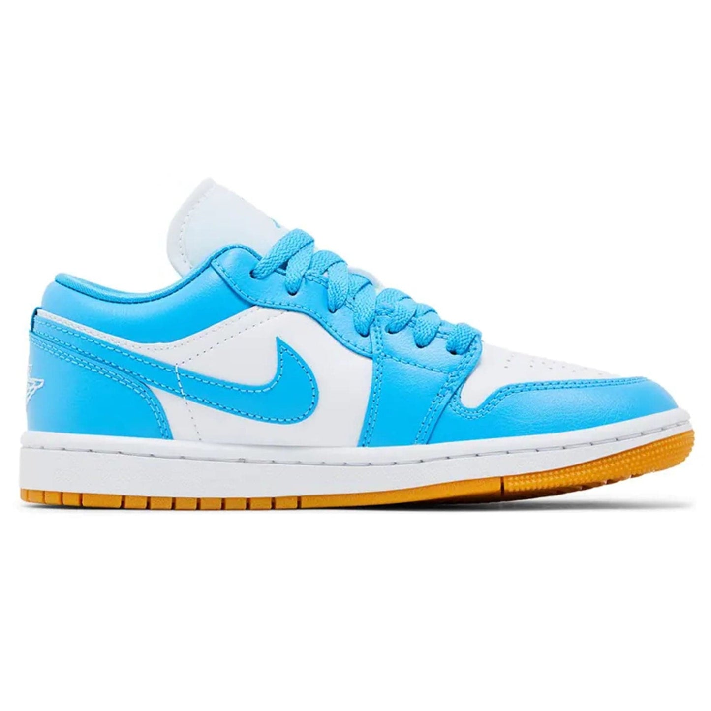 Air Jordan 1 Low Wmns 'Dark Powder Blue Gum' - Kick Game