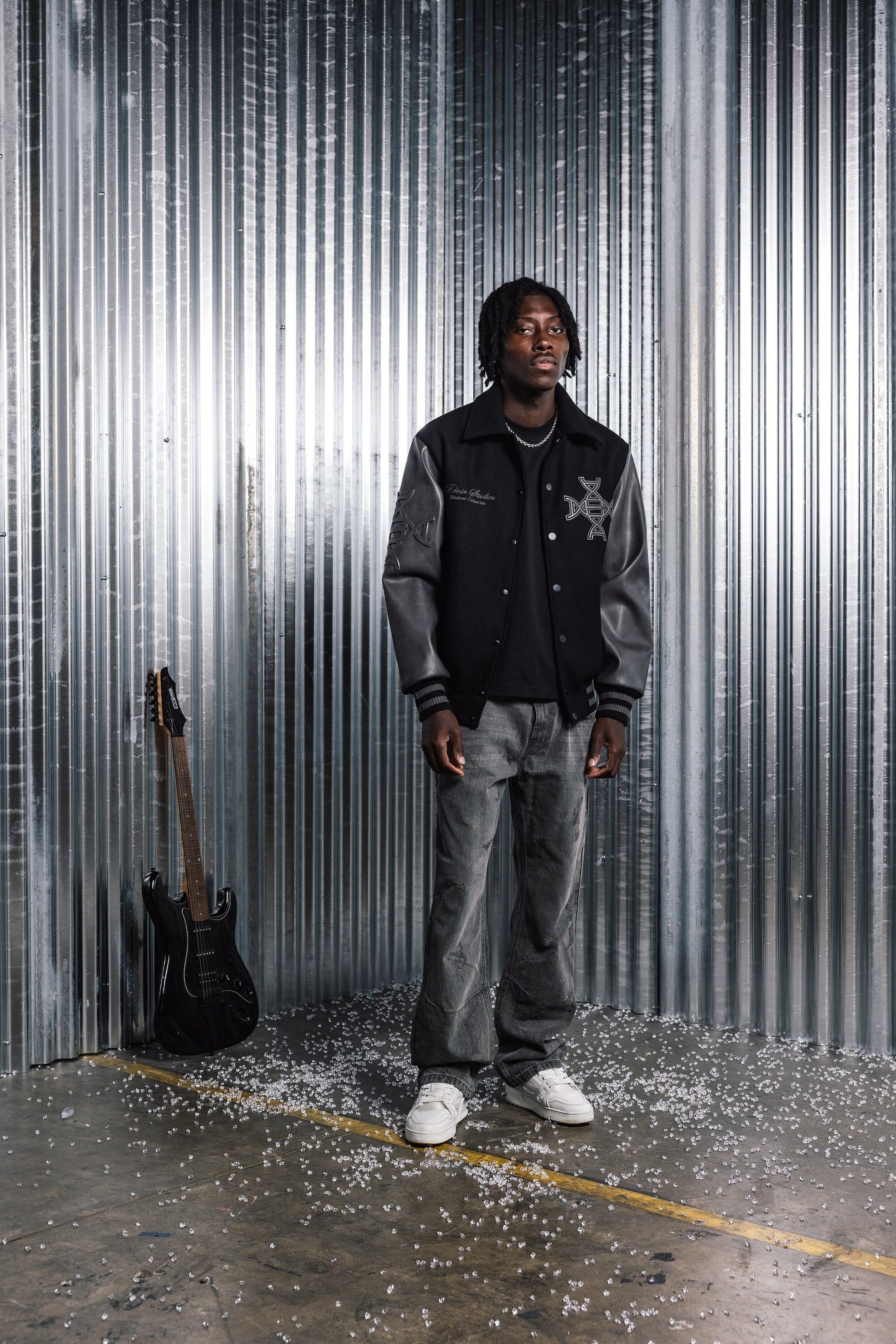 Distressed Denim - Stone Grey - Kick Game