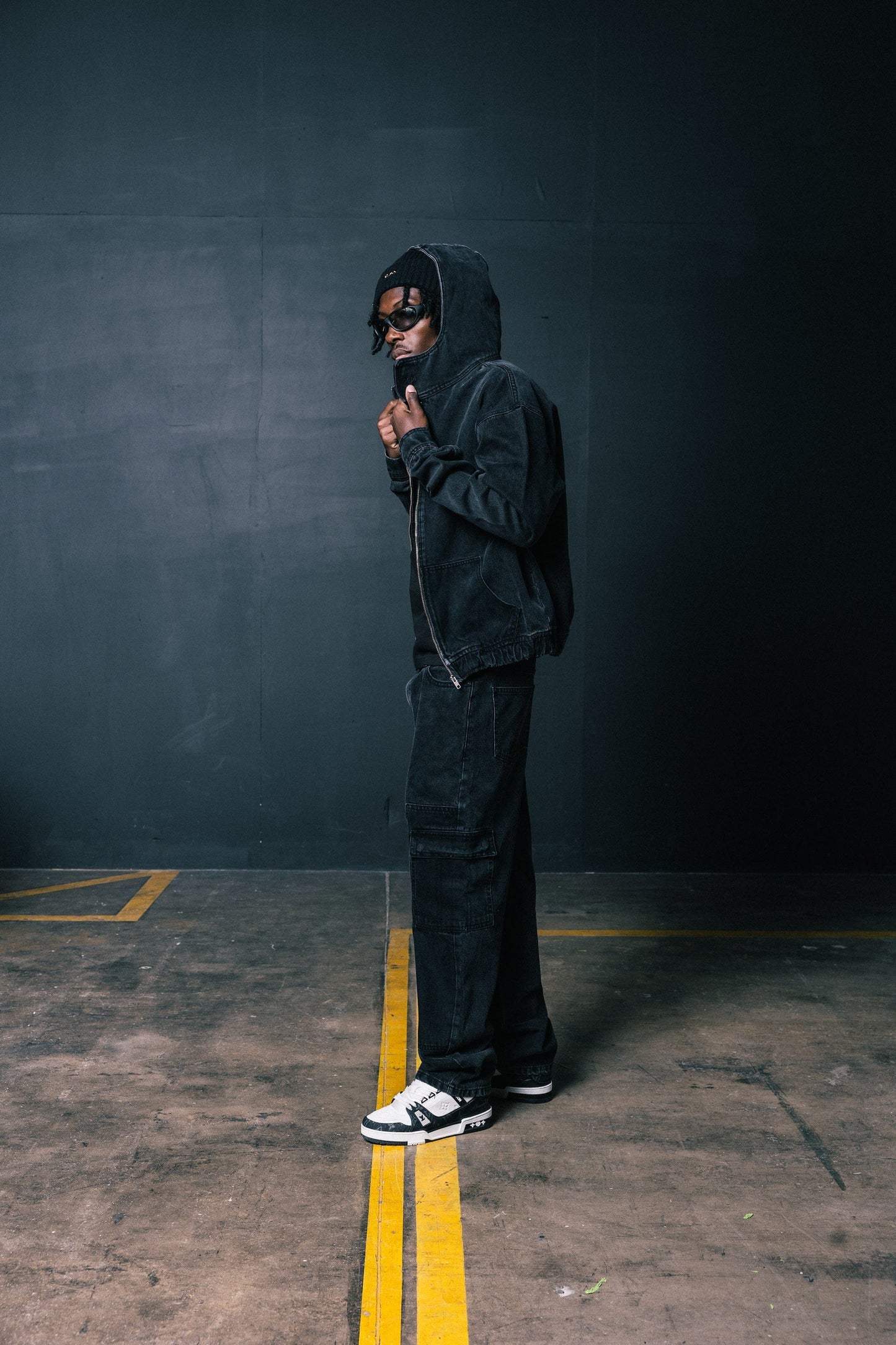 Cargo Carpenter Denim - Blackout - Kick Game