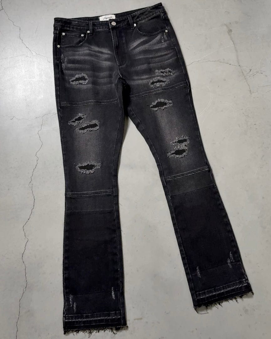 CLASSICO JEAN - WASHED BLACK - Kick Game