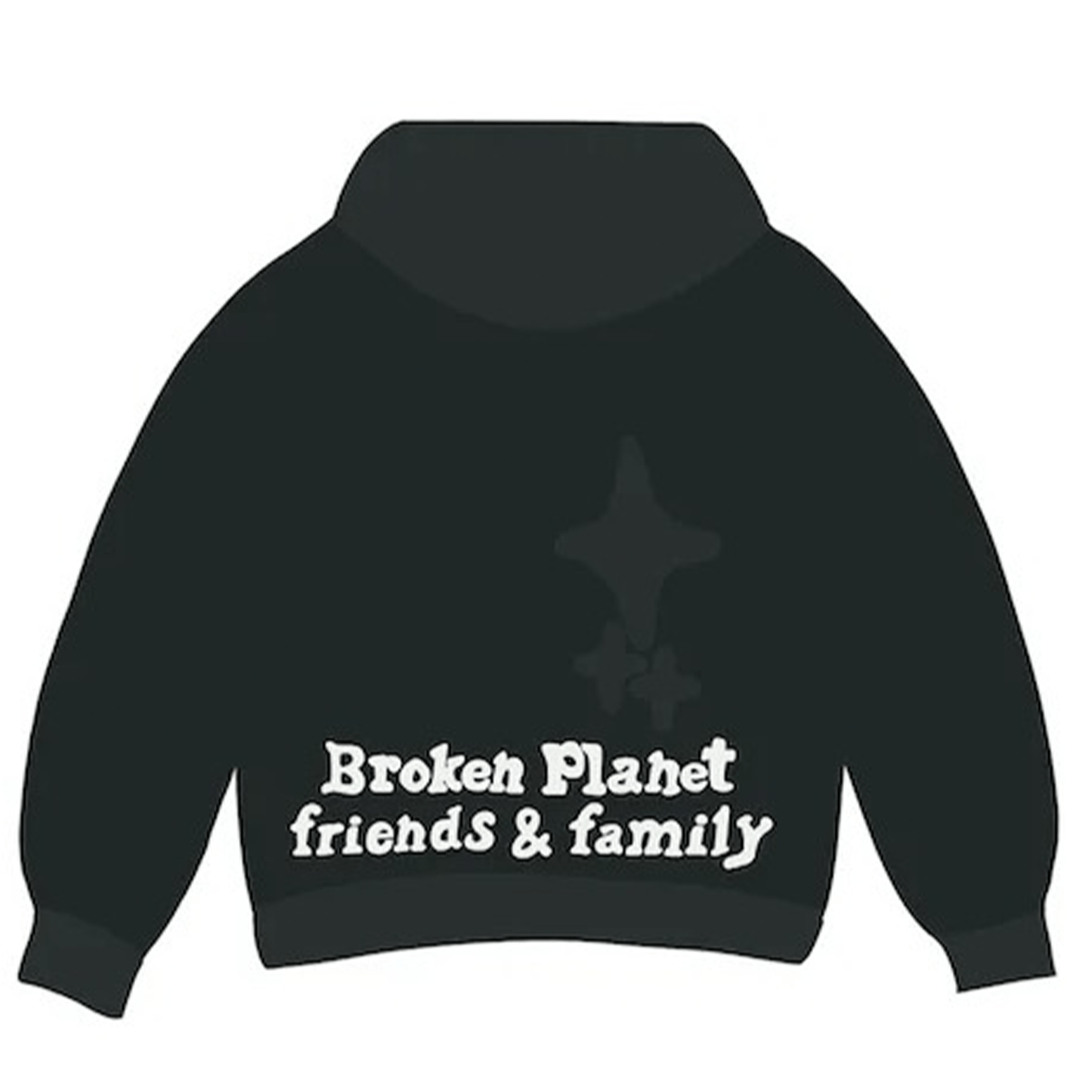 Broken Planet Market Hoodie 'Dark Hours Vol. 2' - Soot Black - Kick Game