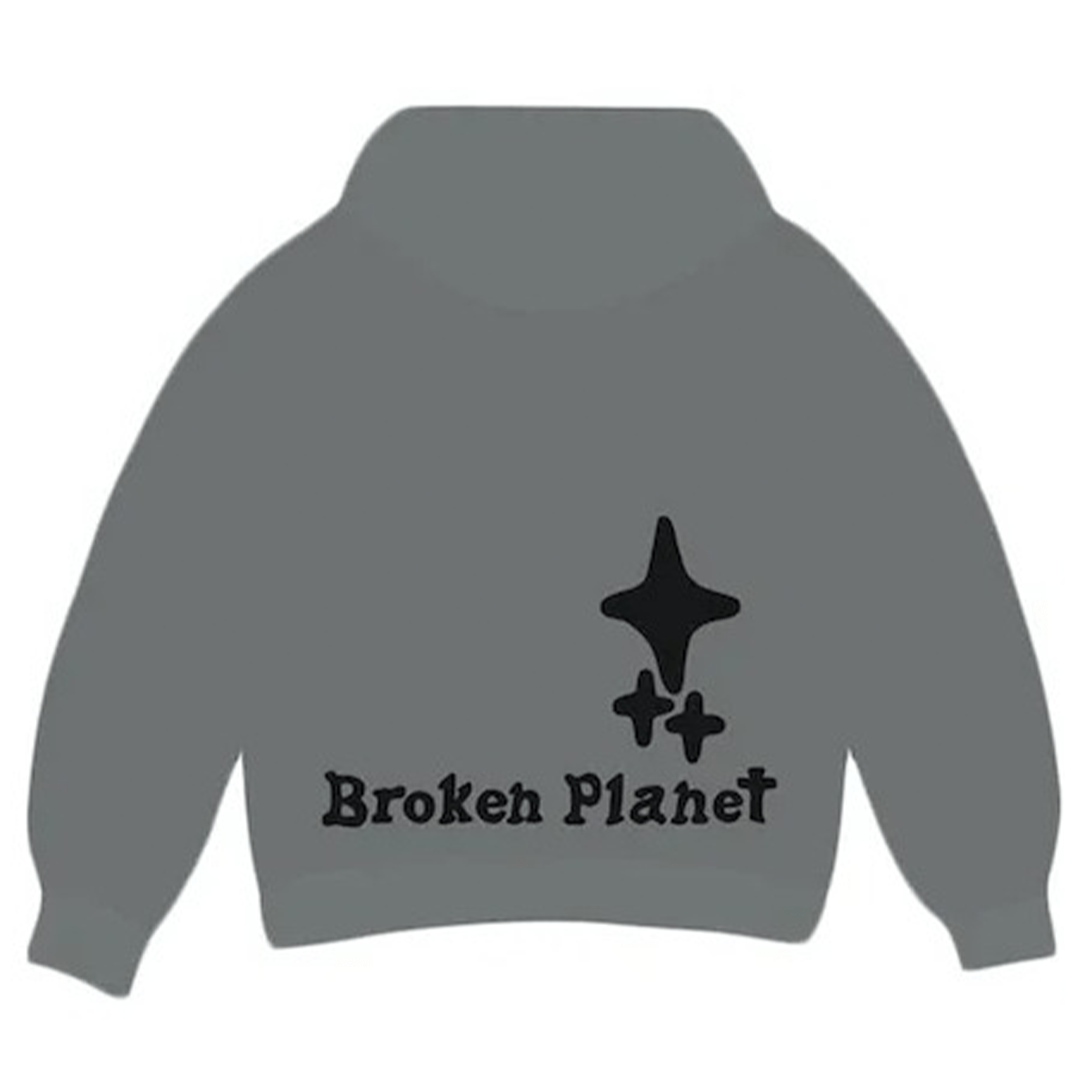 Broken Planet Market Hoodie 'Hidden In The Dark' - Shadow Grey - Kick Game