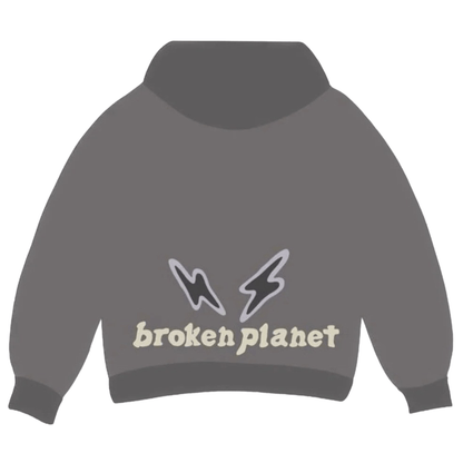 Broken Planet Market Hoodie 'Find Your Balance' - Ash Grey - Kick Game