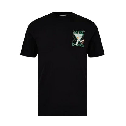 Casablanca Casa La Jeu Print T-Shirt 'Black' - Kick Game