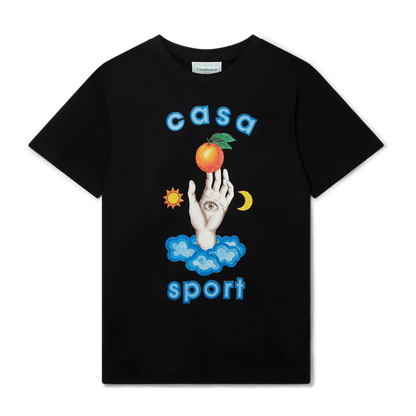 Casablanca Casa Talisman T-Shirt 'Black' - Kick Game