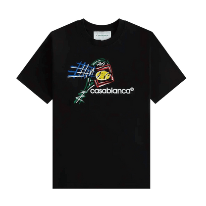 Casablanca Croquis De Tennis T-Shirt 'Black' - Kick Game