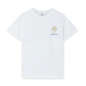 Casablanca Diamond Column T-Shirt 'White'