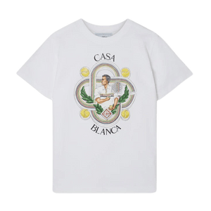 Casablanca Le Joueur T-Shirt 'White'