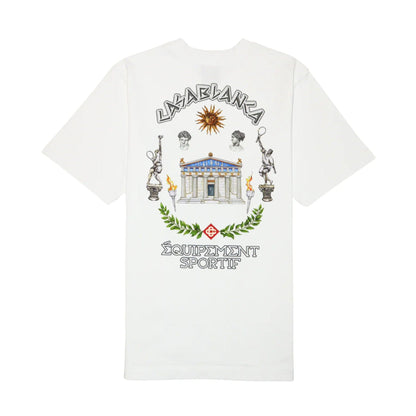 Casablanca Le Temple Du Sport T-Shirt 'White' - Kick Game