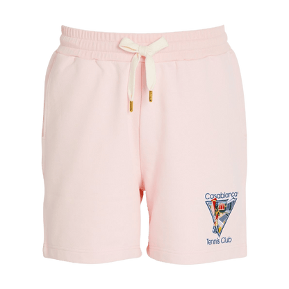 Casablanca Tennis Club Icon Sweatshorts 'Pink' - Kick Game