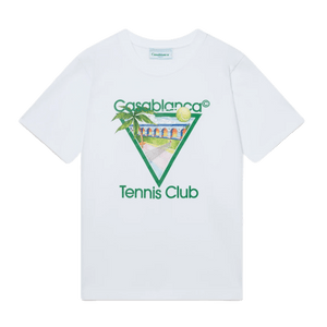 Casablanca Tennis Club Icon T-Shirt 'White'