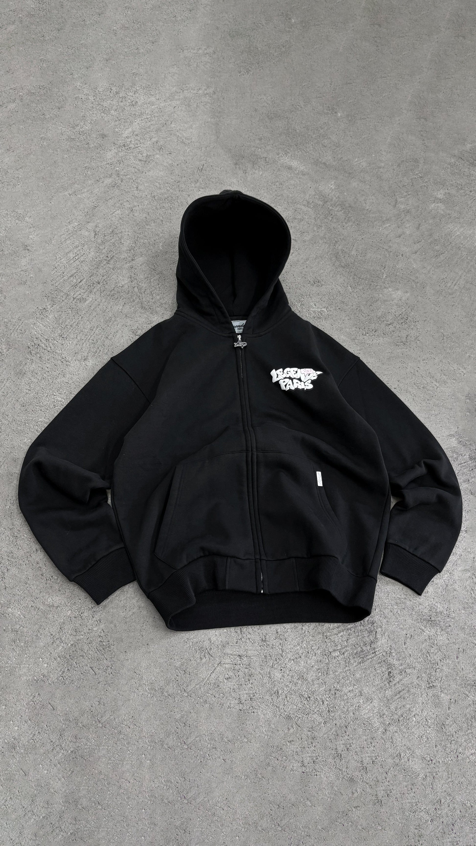 Legende Paris COLD WORLD HOOD - BLACK - Kick Game