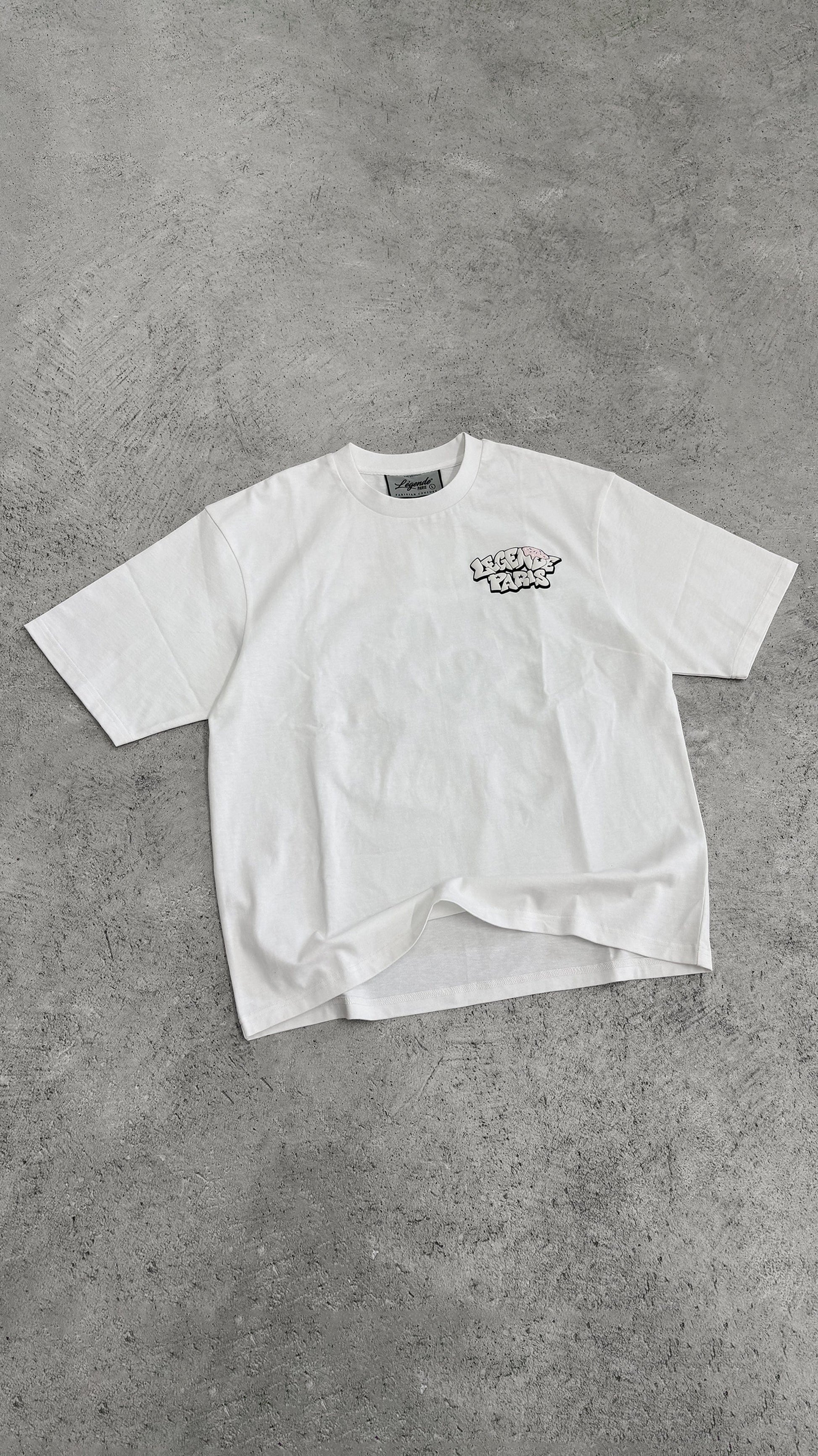 Legende Paris COLD WORLD T-SHIRT - WHITE - Kick Game