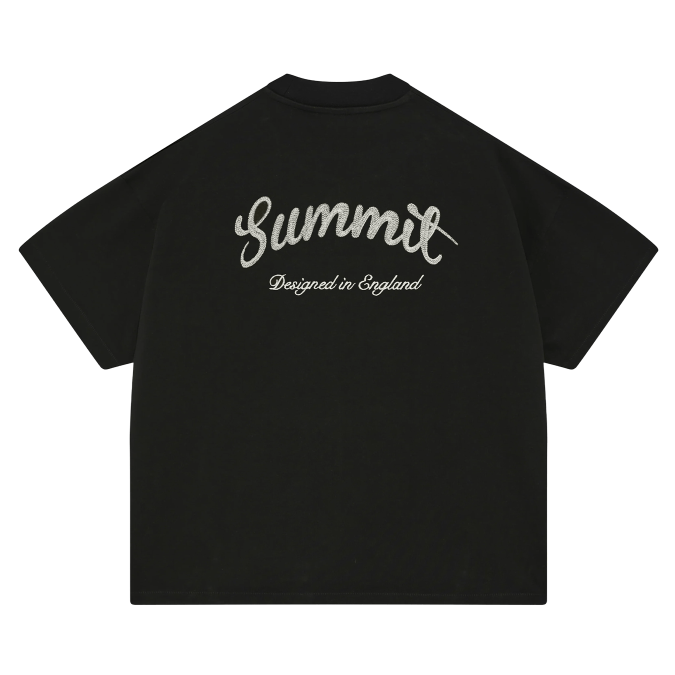 Summit Chainstitch T-Shirt 'Black' - Kick Game