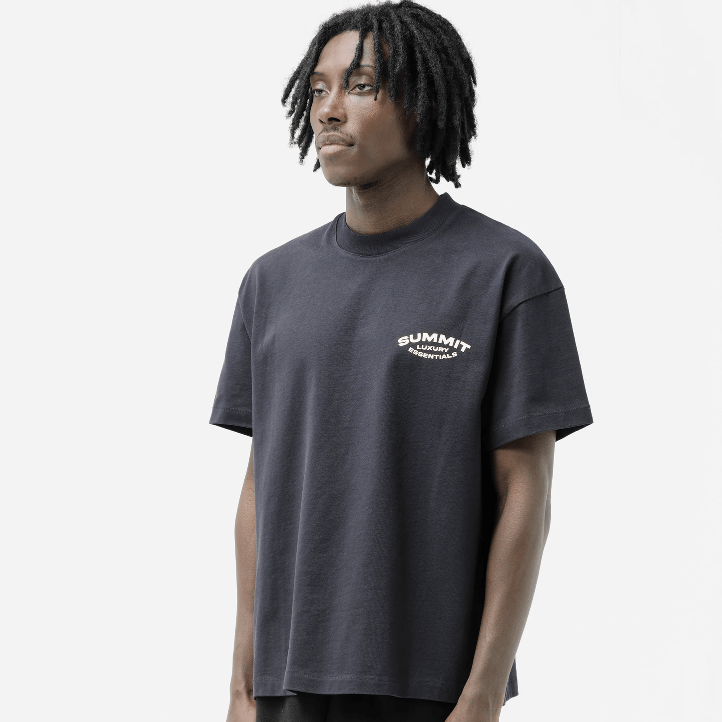 Summit Luxury Essentials T-Shirt 'Navy' - Kick Game