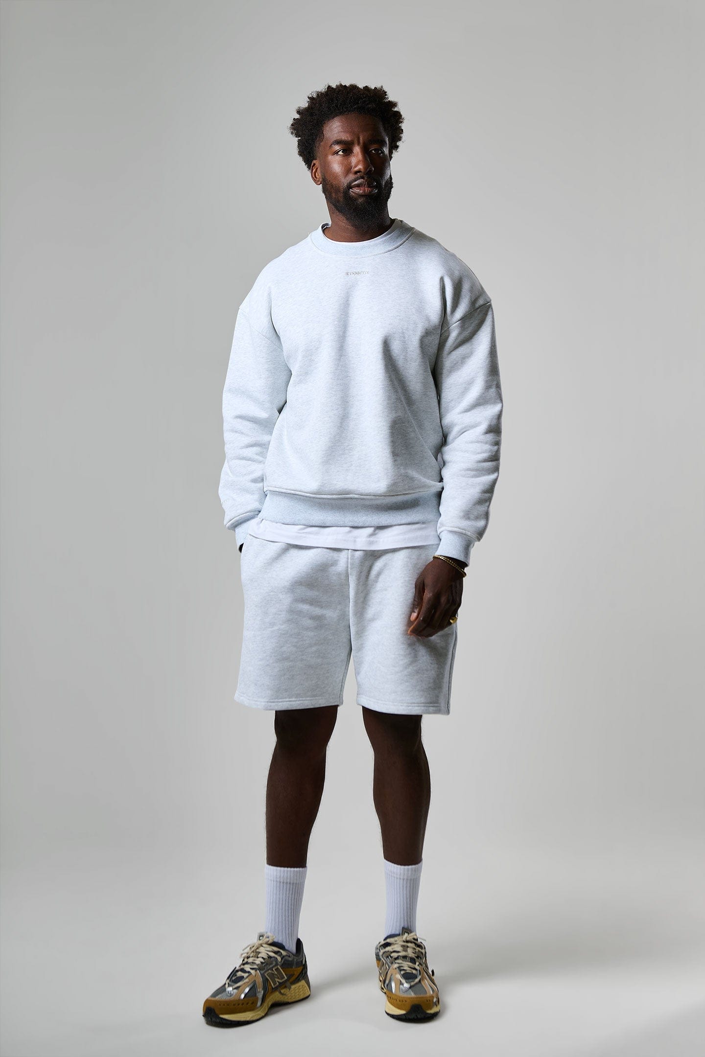 Etiquette Core Short 'Light Grey' - Kick Game