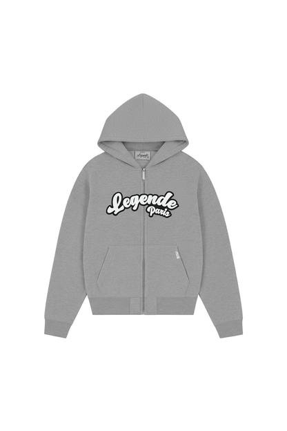 GUM LOGO HOODIE - GREY - Kick Game