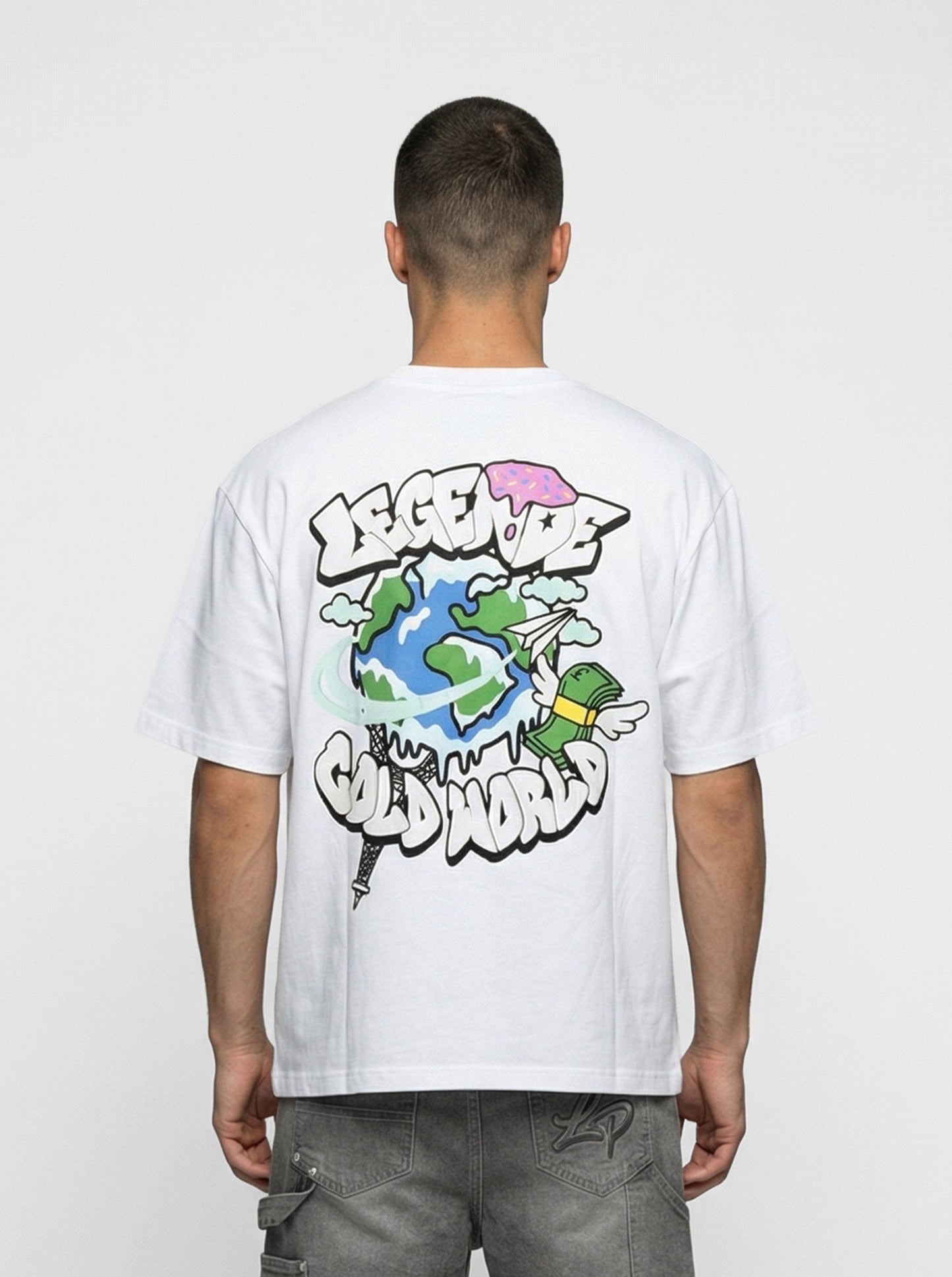 Legende Paris COLD WORLD T-SHIRT - WHITE - Kick Game