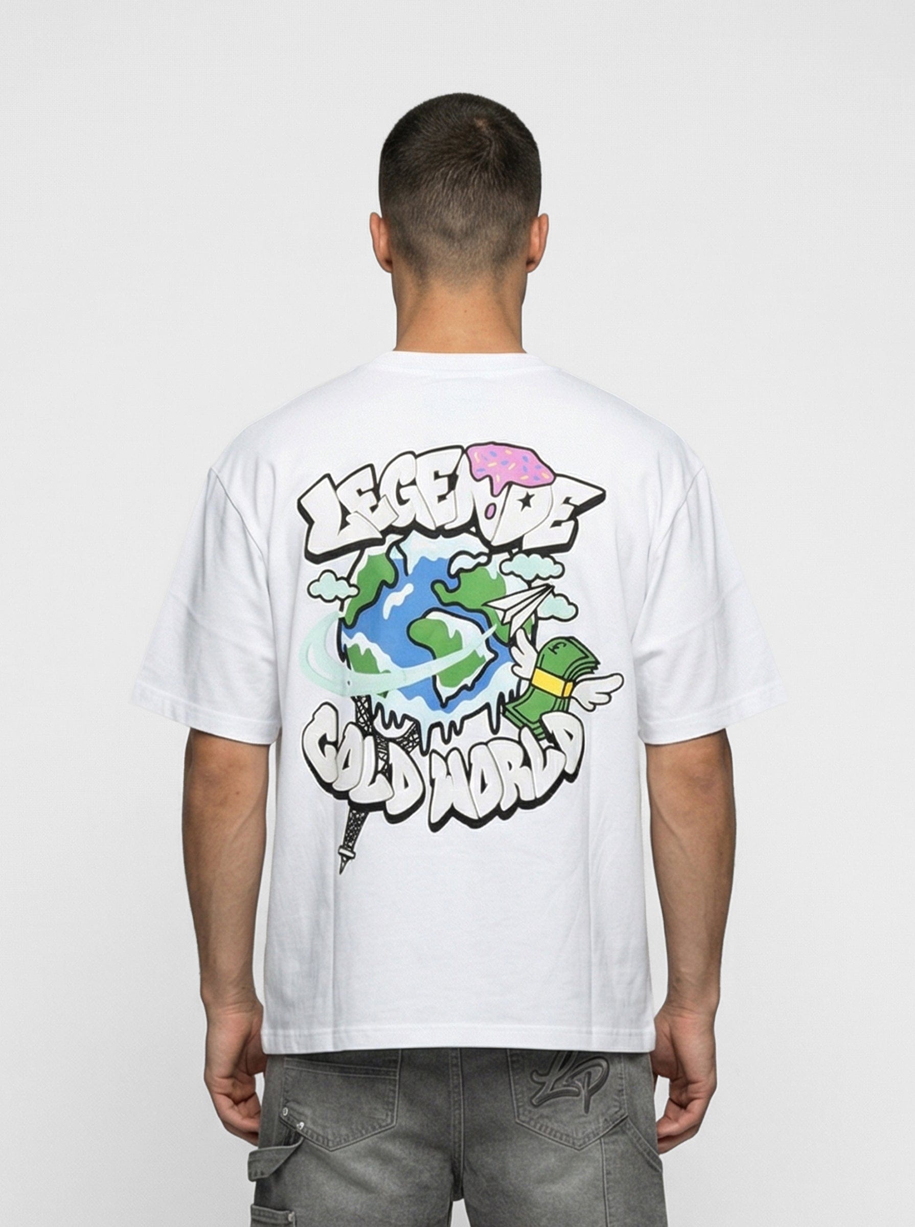 Legende Paris COLD WORLD T-SHIRT - WHITE - Kick Game