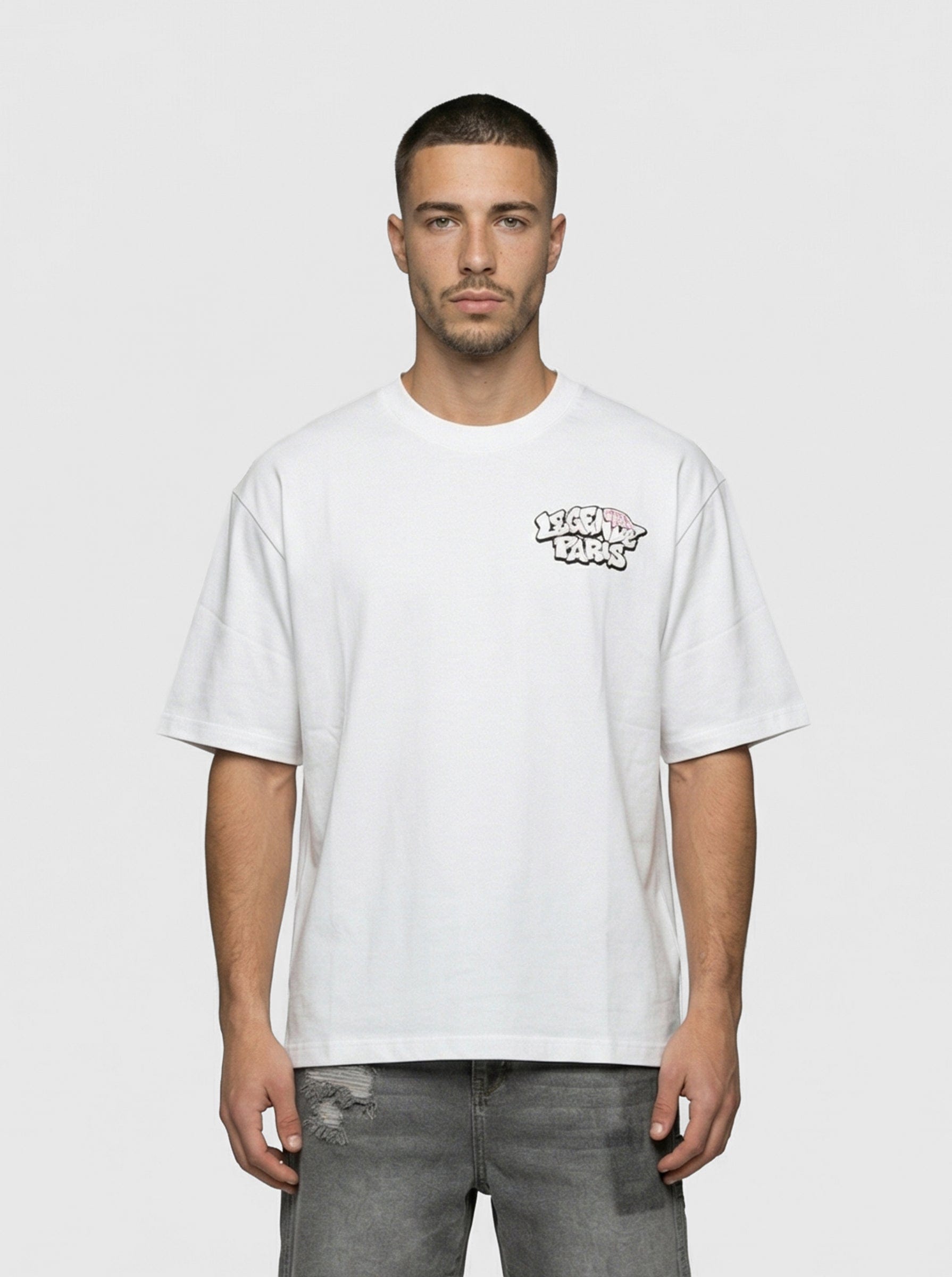 Legende Paris COLD WORLD T-SHIRT - WHITE - Kick Game