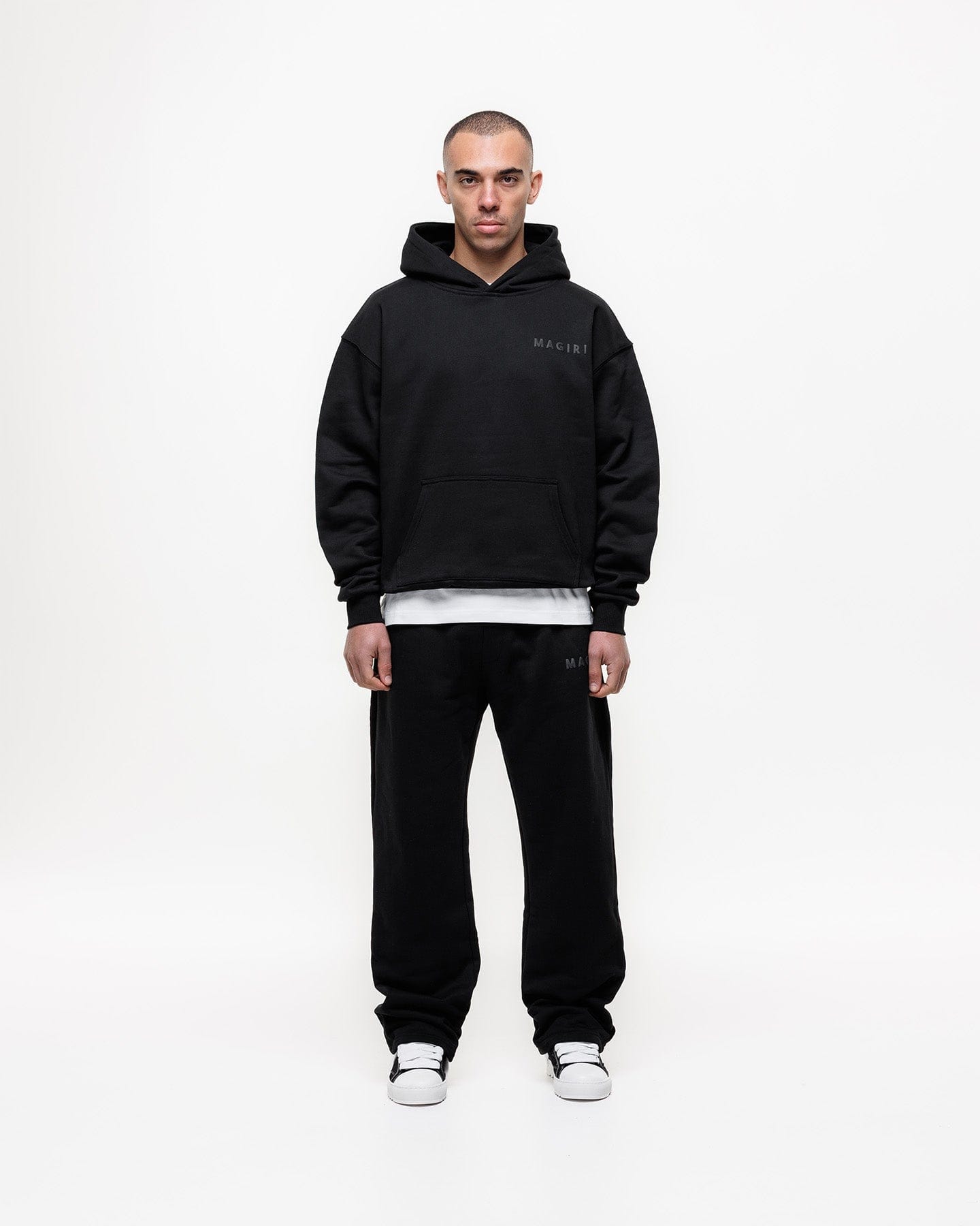 Magiri Core Puff Printed Joggers 'Black' - Kick Game