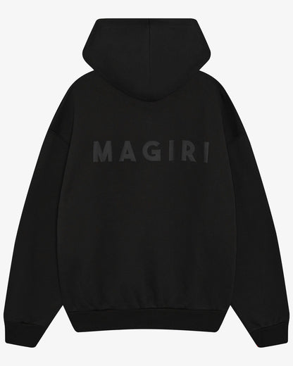 Magiri Core Puff Printed Hoodie 'Black' - Kick Game